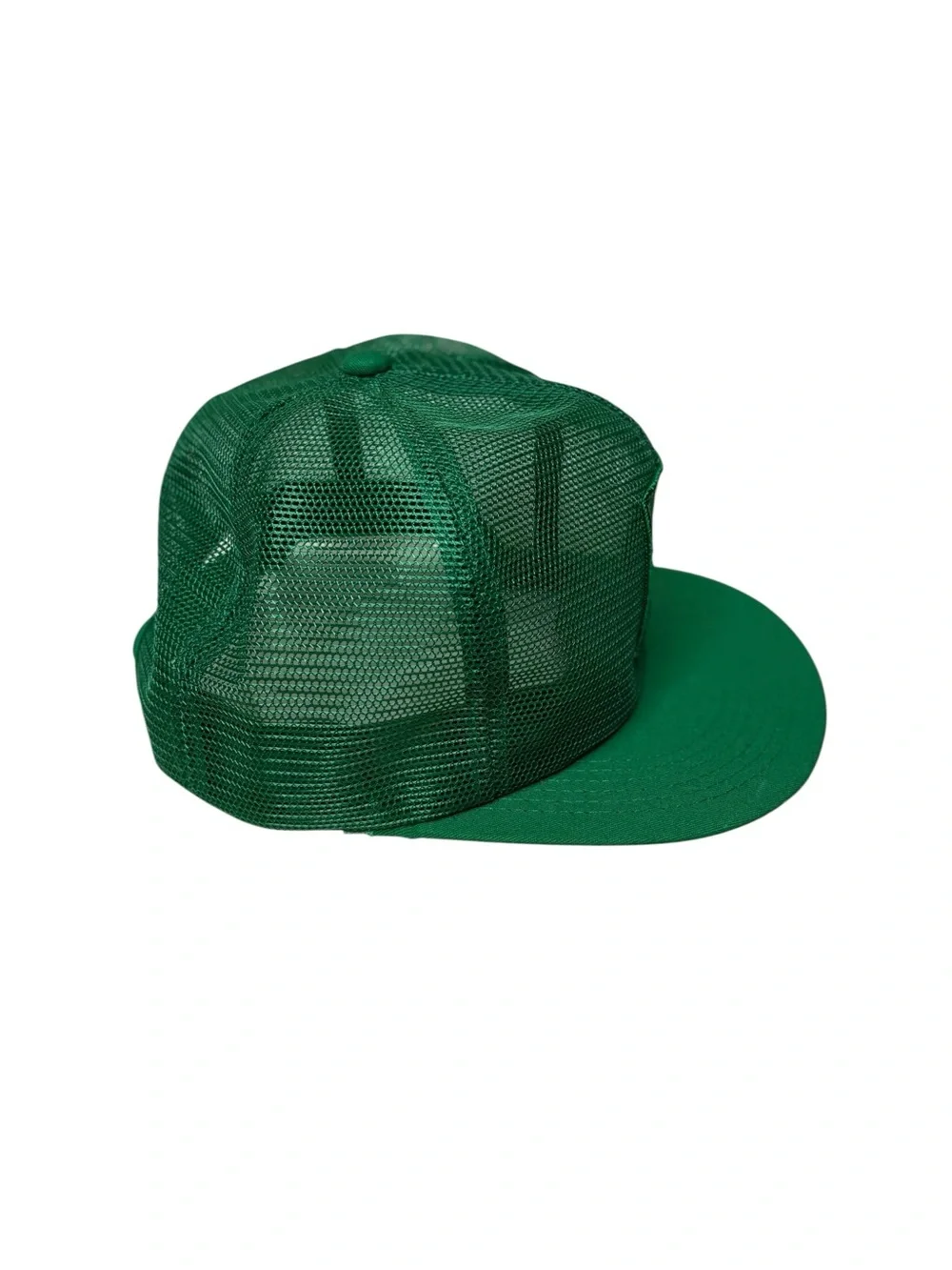 Vintage John Deere green trucker hat Cap K-products Made in USA